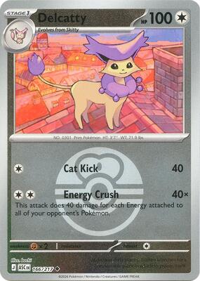 Delcatty (Love Ball) card from ME: Ascended Heroes