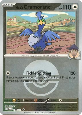 Hop's Cramorant (Poke Ball) card from ME: Ascended Heroes