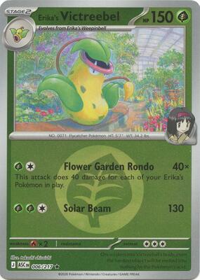 Erika's Victreebel (Energy Symbol Pattern) card from ME: Ascended Heroes