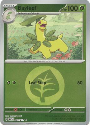 Bayleef (Energy Symbol Pattern) card from ME: Ascended Heroes