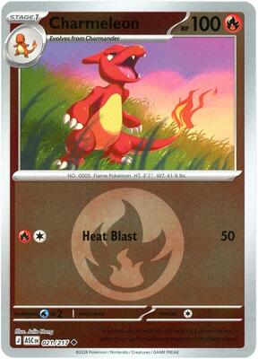 Charmeleon (Energy Symbol Pattern) card from ME: Ascended Heroes