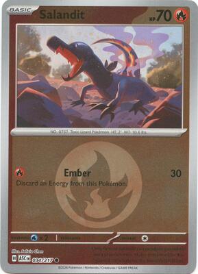 Salandit (Energy Symbol Pattern) card from ME: Ascended Heroes