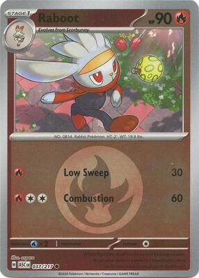 Raboot (Energy Symbol Pattern) card from ME: Ascended Heroes
