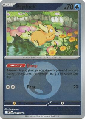 Psyduck - 039/217 (Energy Symbol Pattern) card from ME: Ascended Heroes