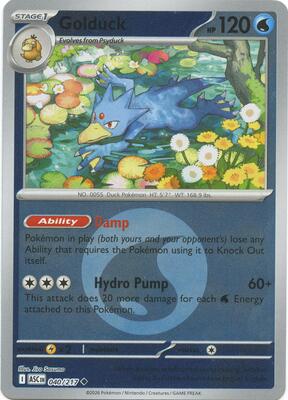 Golduck (Energy Symbol Pattern) card from ME: Ascended Heroes