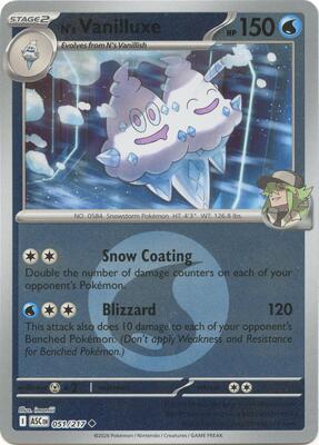 N's Vanilluxe (Energy Symbol Pattern) card from ME: Ascended Heroes