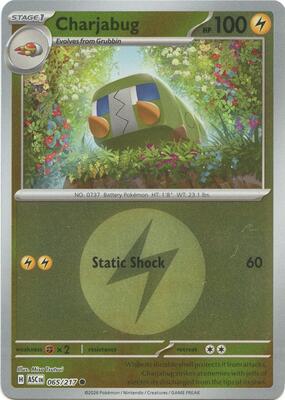 Charjabug (Energy Symbol Pattern) card from ME: Ascended Heroes