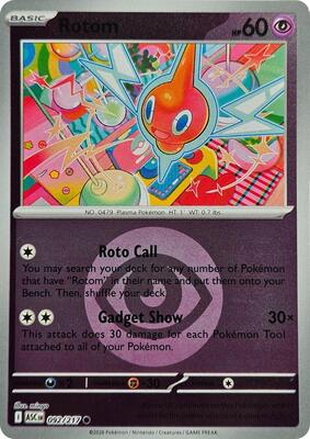 Rotom (Energy Symbol Pattern) card from ME: Ascended Heroes