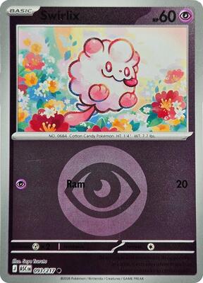 Swirlix (Energy Symbol Pattern) card from ME: Ascended Heroes