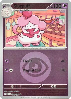 Slurpuff - 094/217 (Energy Symbol Pattern) card from ME: Ascended Heroes