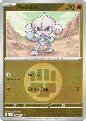 Meditite (Energy Symbol Pattern) card from ME: Ascended Heroes