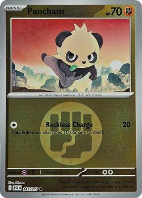 Pancham (Energy Symbol Pattern) card from ME: Ascended Heroes