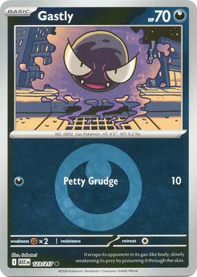 Gastly (Energy Symbol Pattern) card from ME: Ascended Heroes