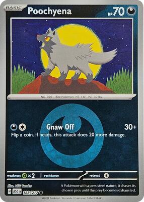 Poochyena (Energy Symbol Pattern) card from ME: Ascended Heroes