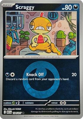 Scraggy (Energy Symbol Pattern) card from ME: Ascended Heroes