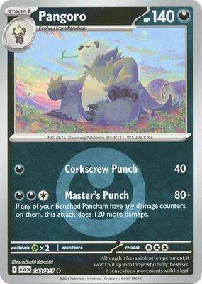 Pangoro (Energy Symbol Pattern) card from ME: Ascended Heroes