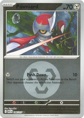 Pawniard (Energy Symbol Pattern) card from ME: Ascended Heroes