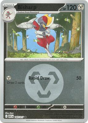 Bisharp (Energy Symbol Pattern) card from ME: Ascended Heroes