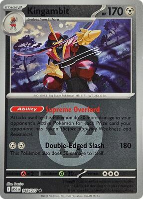 Kingambit (Energy Symbol Pattern) card from ME: Ascended Heroes