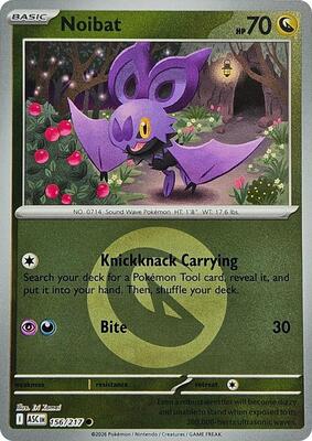 Noibat (Energy Symbol Pattern) card from ME: Ascended Heroes