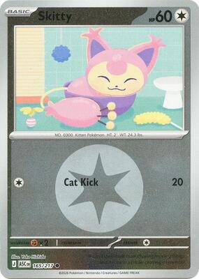 Skitty (Energy Symbol Pattern) card from ME: Ascended Heroes