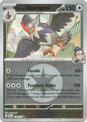 Larry's Staraptor - 170/217 (Energy Symbol Pattern) card from ME: Ascended Heroes