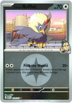 Larry's Rufflet (Energy Symbol Pattern) card from ME: Ascended Heroes