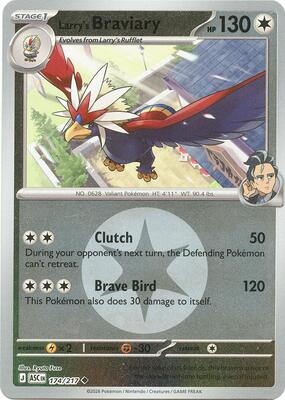 Larry's Braviary (Energy Symbol Pattern) card from ME: Ascended Heroes