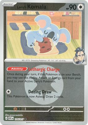Larry's Komala (Energy Symbol Pattern) card from ME: Ascended Heroes