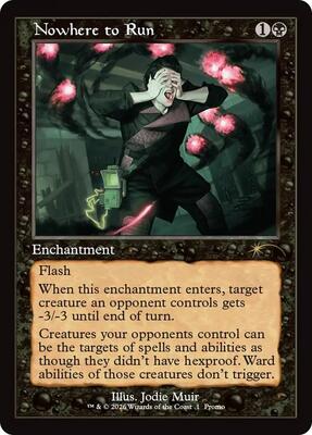 Nowhere to Run (Retro Frame) card from WPN & Gateway Promos