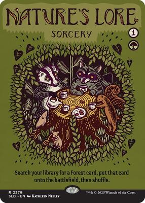 Nature's Lore (2278) card from Secret Lair Drop Series