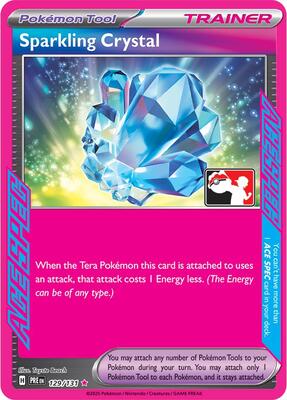 Sparkling Crystal - 129/131 card from Prize Pack Series Cards