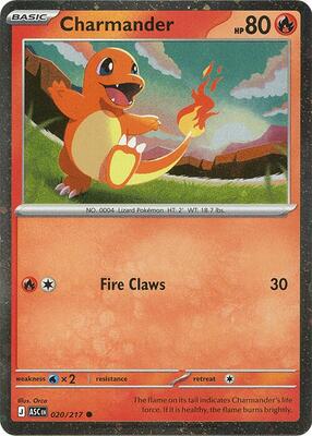 Charmander - 020/217 (Cosmos Holo) card from Miscellaneous Cards & Products