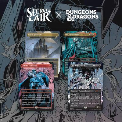 Secret Lair Drop: Secret Lair x Dungeons & Dragons: Strahd's Descent - Non-Foil Edition card from Secret Lair Drop Series