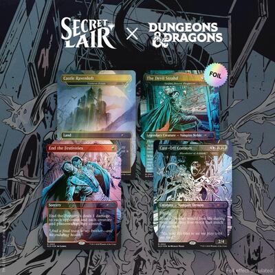 Secret Lair Drop: Secret Lair x Dungeons & Dragons: Strahd's Descent - Traditional Foil Edition card from Secret Lair Drop Series