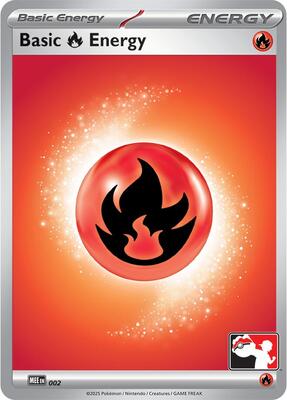 Basic Fire Energy - MEE 002 card from Prize Pack Series Cards
