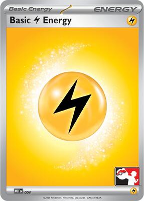 Basic Lightning Energy - MEE 004 card from Prize Pack Series Cards