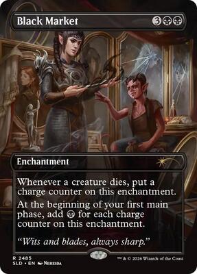 Black Market (2485) card from Secret Lair Drop Series