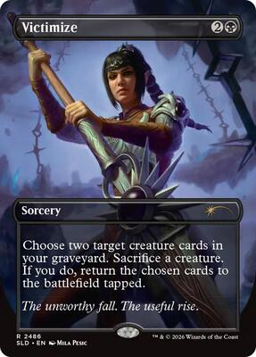 Victimize card from Secret Lair Drop Series