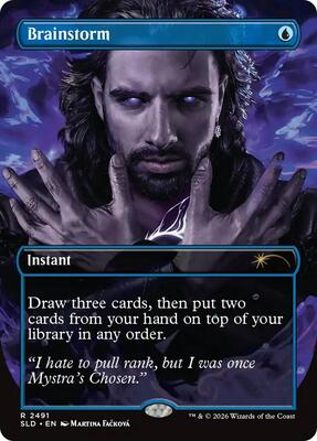 Brainstorm (2491) card from Secret Lair Drop Series