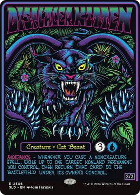 Displacer Kitten card from Secret Lair Drop Series