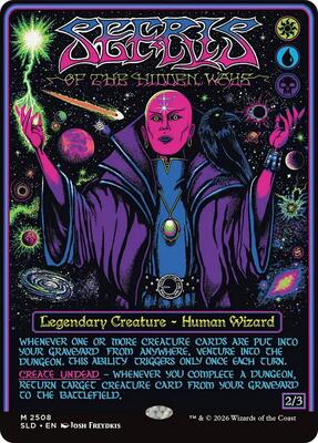 Sefris of the Hidden Ways card from Secret Lair Drop Series