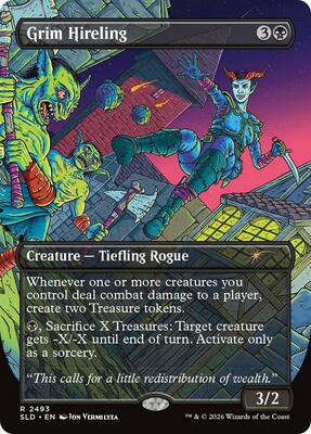 Grim Hireling card from Secret Lair Drop Series