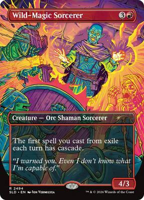 Wild-Magic Sorcerer card from Secret Lair Drop Series
