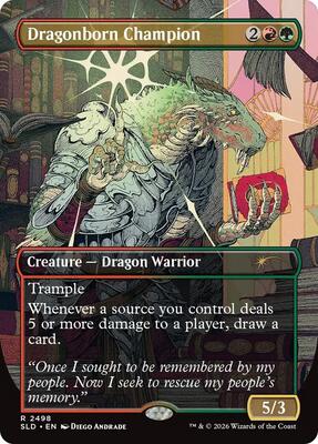 Dragonborn Champion card from Secret Lair Drop Series
