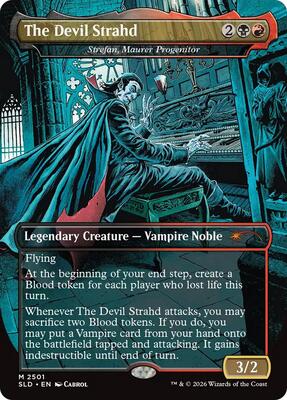 The Devil Strahd - Strefan, Maurer Progenitor card from Secret Lair Drop Series