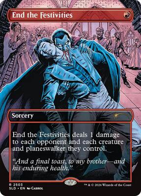 End the Festivities card from Secret Lair Drop Series