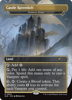 Castle Ravenloft - Voldaren Estate card from Secret Lair Drop Series