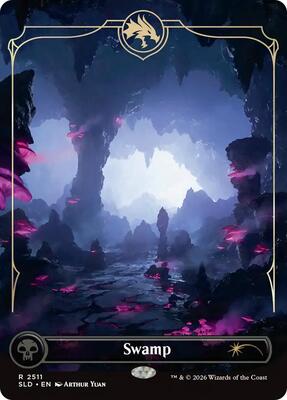 Swamp (2511) card from Secret Lair Drop Series