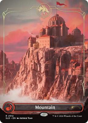 Mountain (2512) card from Secret Lair Drop Series